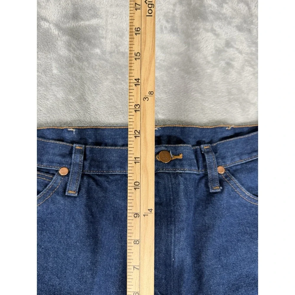 Wrangler Jeans Mens 36x30 Blue Denim Cowboy Cut‎ Western 1013MWZ Dark Wash